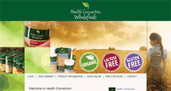 Desktop Screenshot of health-connection.co.za