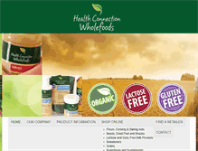 Tablet Screenshot of health-connection.co.za